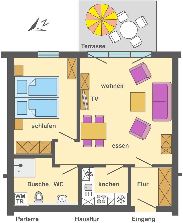Ferienpark Freesenbruch Wohnung 4 2 - Ostseeperle Цингст Екстер'єр фото